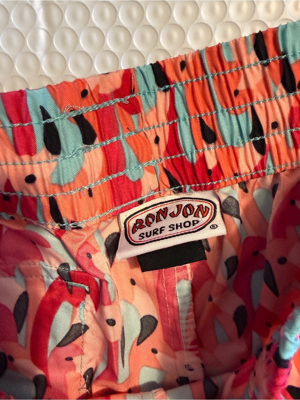 Ron Jon Flamingo Pattern Shorts - Picture 2 of 4